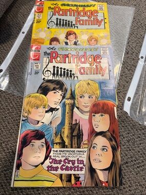 The Partridge Family Comic Books - Colorful Vintage Cover